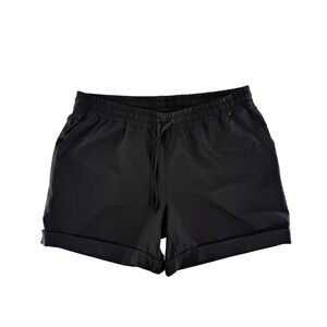 Mondetta Black Athletic Shorts Elastic‎ Waist Drawstring Women's XL
